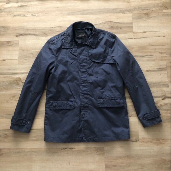 Zara Navy Blue Men's Jacket - Picture 1 of 10